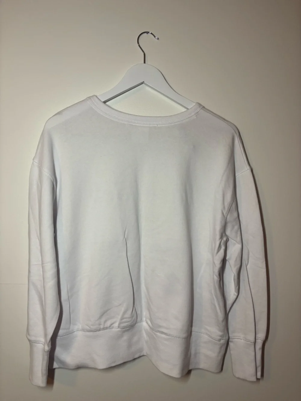 Vintage Hard Rock Cafe Hollywood White Sweatshirt with Yellow Logo, size L - Picture 2 of 4
